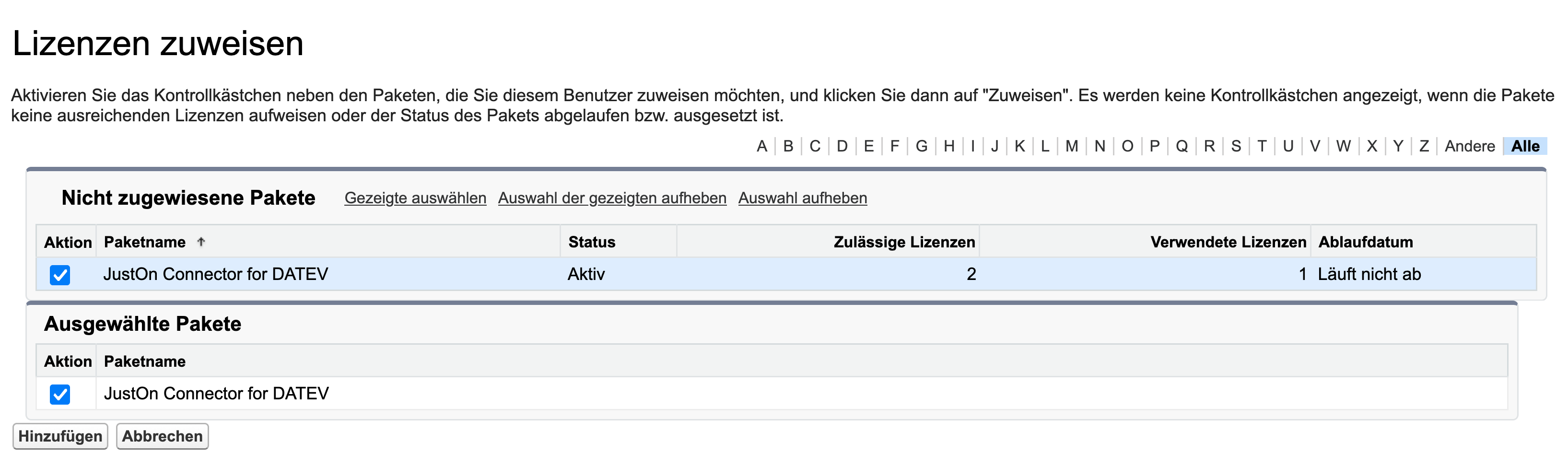 assign license