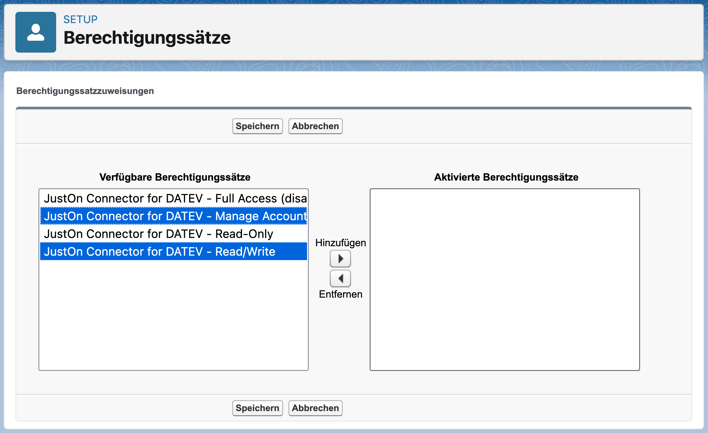 assign permission set
